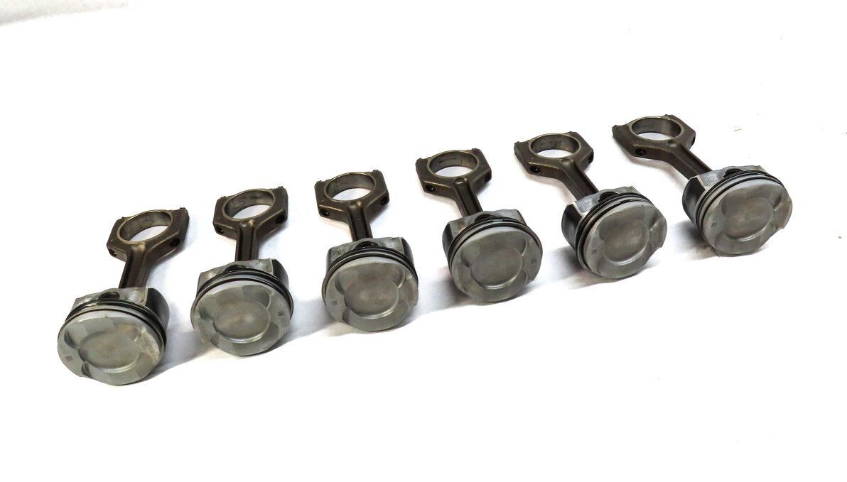 2010-2014 BMW 1/3/5/6/7/X1/X3/X5/X6 3.0L N55 TURBO ENGINE - PISTON & ROD SET-6