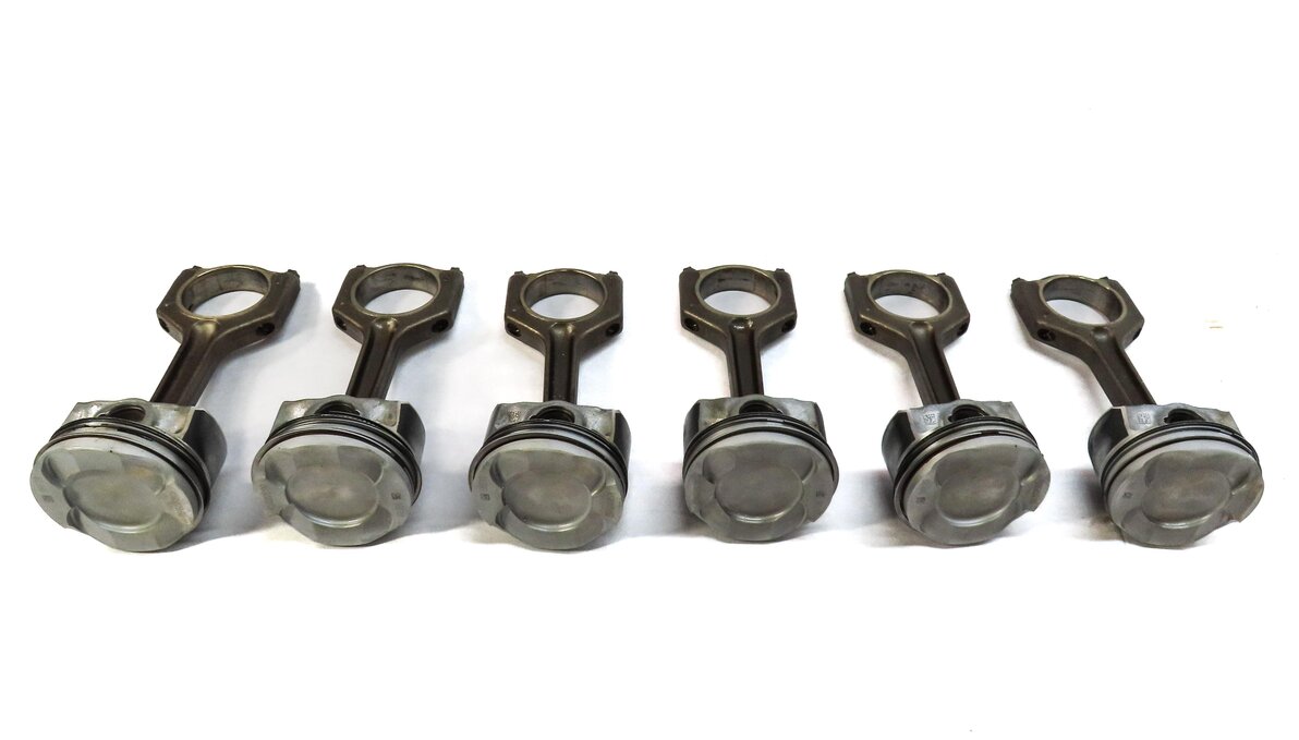 Thumbnail 3: 2010-2014 BMW 1/3/5/6/7/X1/X3/X5/X6 3.0L N55 TURBO ENGINE - PISTON & ROD SET-6