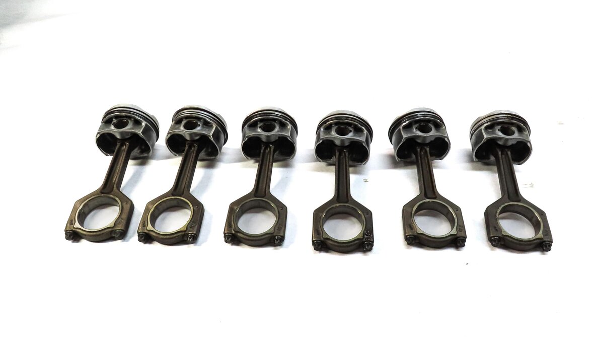 Thumbnail 5: 2010-2014 BMW 1/3/5/6/7/X1/X3/X5/X6 3.0L N55 TURBO ENGINE - PISTON & ROD SET-6