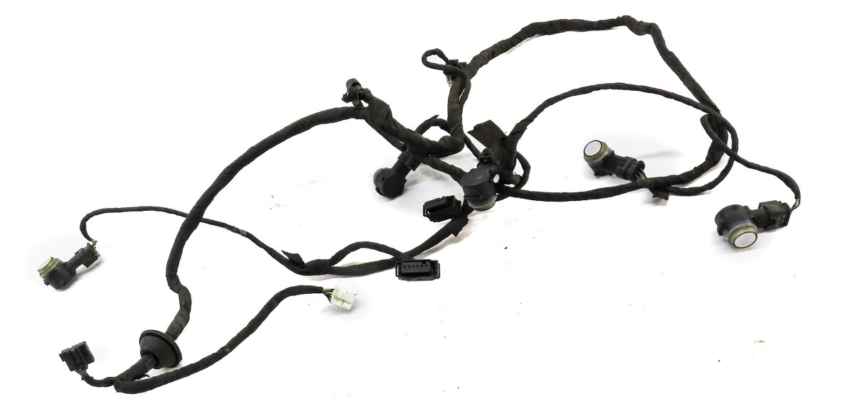 Thumbnail 3: 2014 MERCEDES E350 (A207 C207 W207) REAR PDC PARK SENSOR SET w/ HARNESS (SILVER)