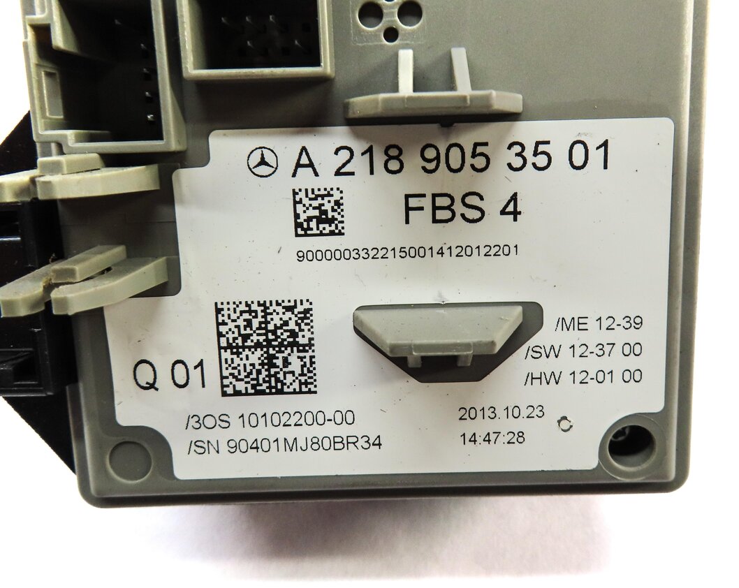 Thumbnail 4: 2014 MERCEDES E-CLASS (A207 C207 W212) IGNITION SWITCH MODULE KEY READER