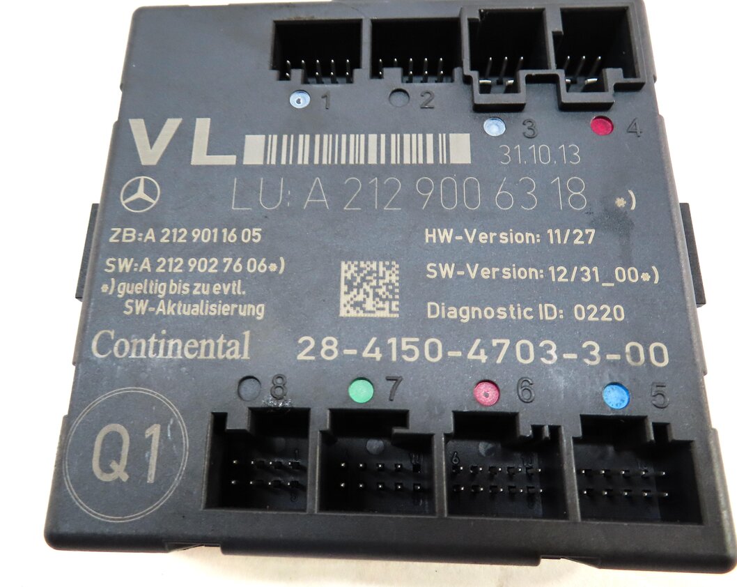 Thumbnail 3: 12-16 MERCEDES C E GLK CLS SLK (W204 W207 W212 W218) DRIVER DOOR CONTROL MODULE