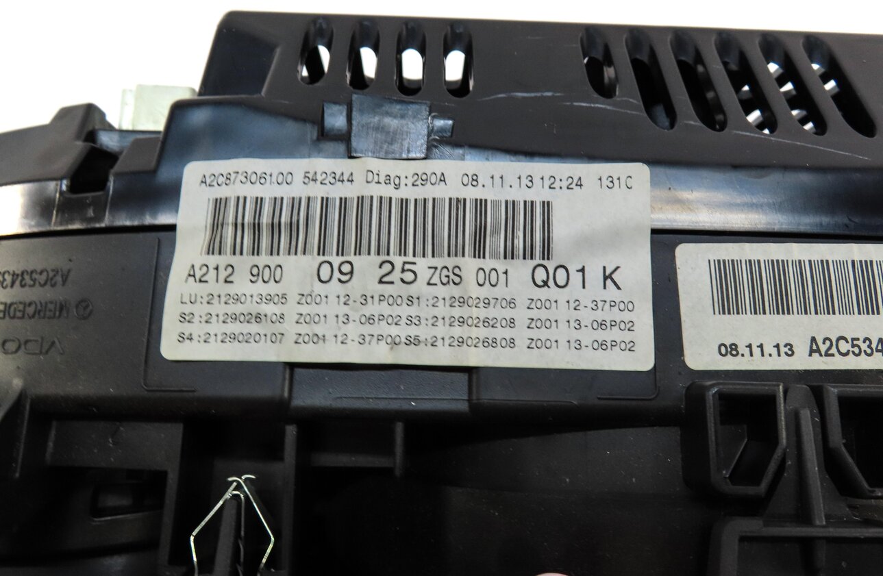 Thumbnail 6: 2014 MERCEDES E-CLASS (A207 C207 W207 W212) SPEEDOMETER GAUGE CLUSTER (235k)