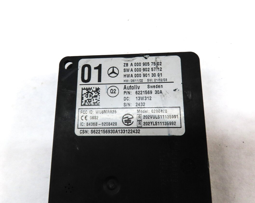 Thumbnail 4: 2014 MERCEDES E350 (A207 C207 W207) REAR BLIND SPOT LANE KEEP CONTROL MODULE