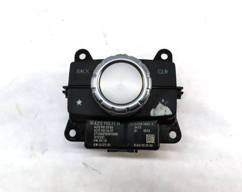 Thumbnail 2: 14-16 MERCEDES E CLASS (A207 C207 W207 W212) RADIO NAVIGATION MEDIA CONTROL KNOB