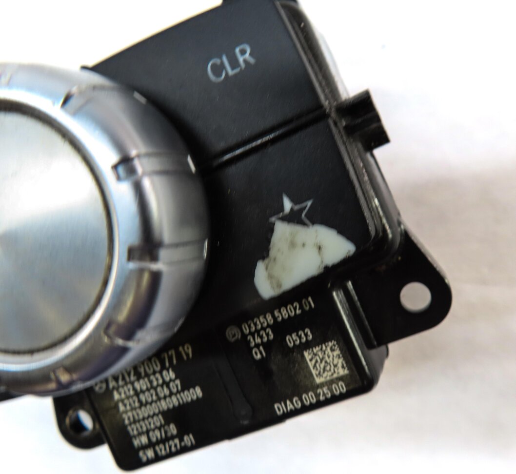 Thumbnail 6: 14-16 MERCEDES E CLASS (A207 C207 W207 W212) RADIO NAVIGATION MEDIA CONTROL KNOB