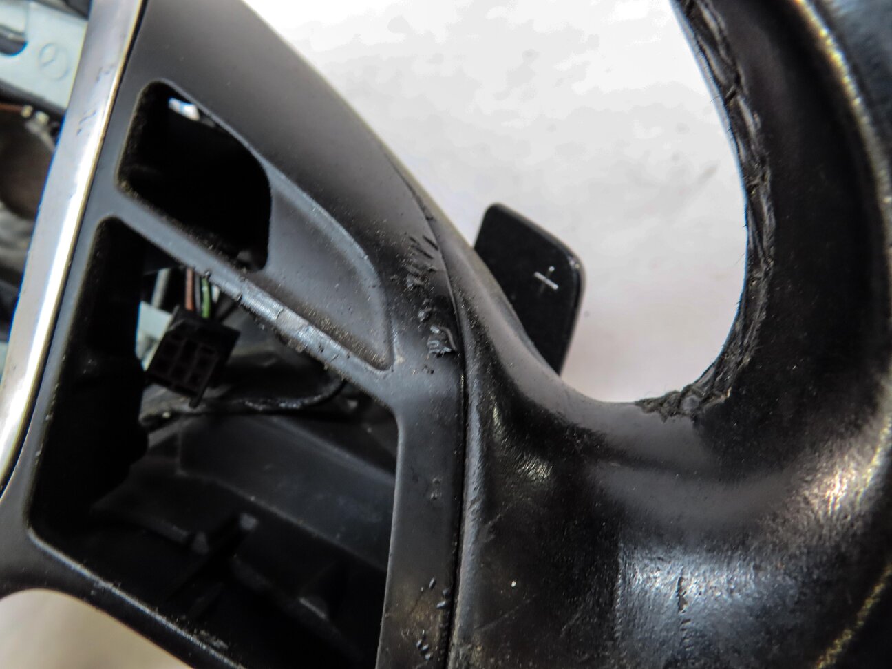 Thumbnail 5: 13-15 MERCEDES CLS E (W207 W218) SPORT STEERING WHEEL LANE KEEP w/ PADDLE WALNUT