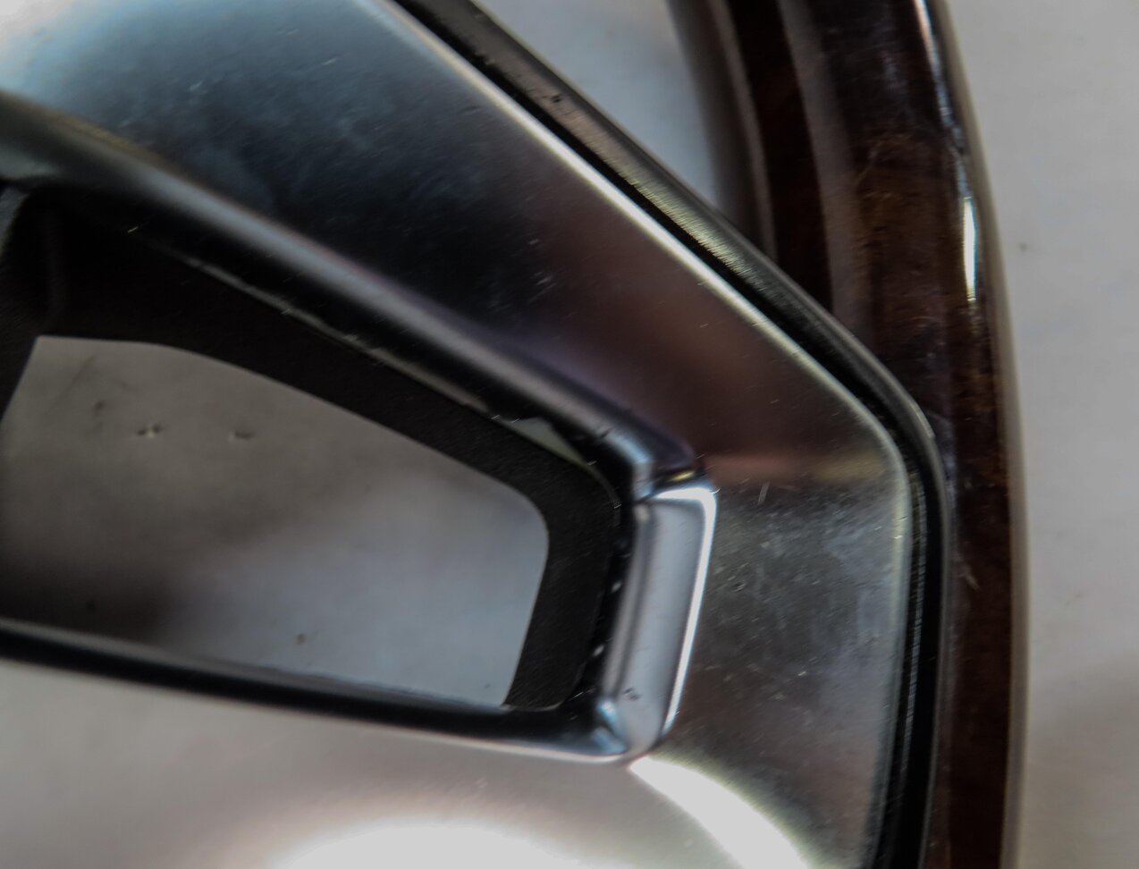 Thumbnail 6: 13-15 MERCEDES CLS E (W207 W218) SPORT STEERING WHEEL LANE KEEP w/ PADDLE WALNUT
