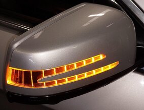 Thumbnail 2: 2014-2017 MERCEDES E-CLASS (W207) RIGHT BLIND SPOT CAMERA DOOR MIRROR (SILVER)