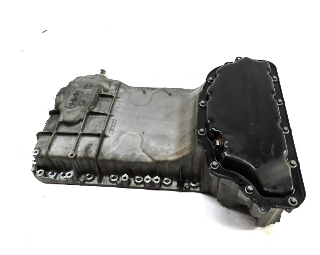 Thumbnail 2: 2014 MERCEDES E350 (A207 C207 W207 W212) 3.5L M276 UPPER & LOWER OIL PAN SET