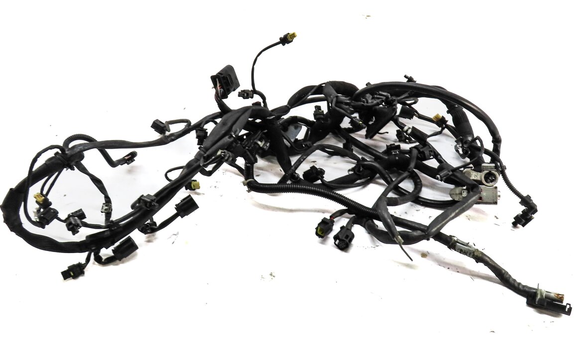 Thumbnail 1: 2014 MERCEDES E350 (A207 C207 W207) 3.5L M276 ENGINE WIRE WIRING HARNESS LOOM