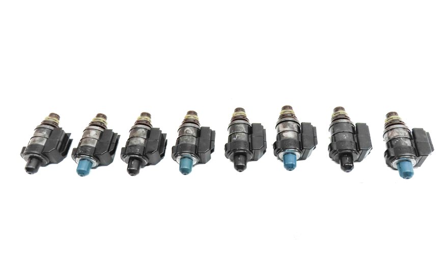 Thumbnail 7: 04-18 MERCEDES C CL E GL G ML S SLK 722.9 TRANSMISSION VALVE BODY SOLENOID SET-8