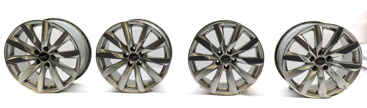 Thumbnail 1: 2016-2018 AUDI A4 (B9 8W) 18x8 10 SPOKE ALUMINUM ALLOY WHEEL RIM SET-4