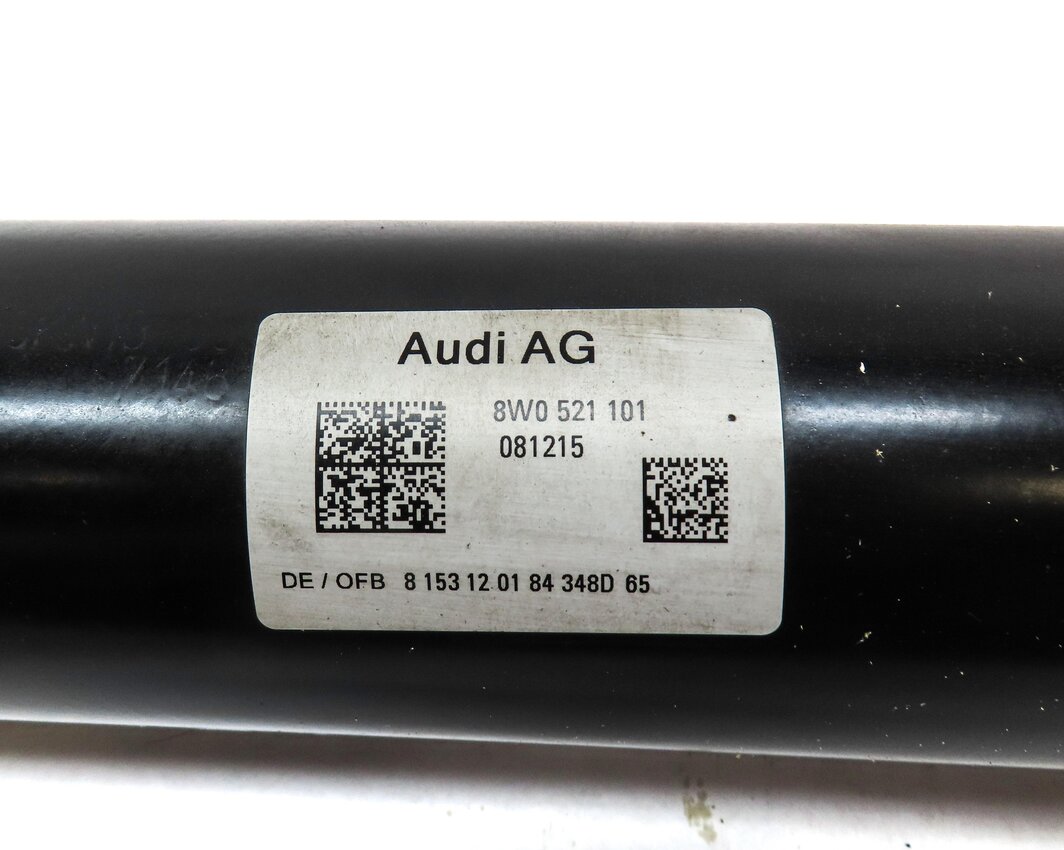 Thumbnail 5: 2017-2019 AUDI A4 ALLROAD (B9 8W) AWD REAR DRIVESHAFT DRIVELINE DRIVE LINE SHAFT