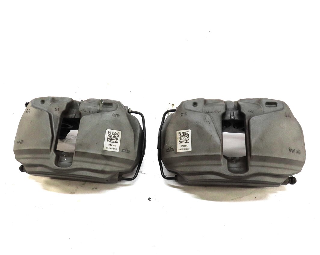 Thumbnail 2: 2017-2019 AUDI A4 A5 (B9 8W 8W6) FRONT LEFT & RIGHT BRAKE CALIPER SET-2
