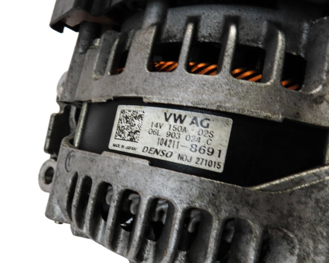 Thumbnail 6: 2017-2020 AUDI A4 / ALLROAD B9 8W 2.0L TURBO ALTERNATOR POWER GENERATOR 150 AMP