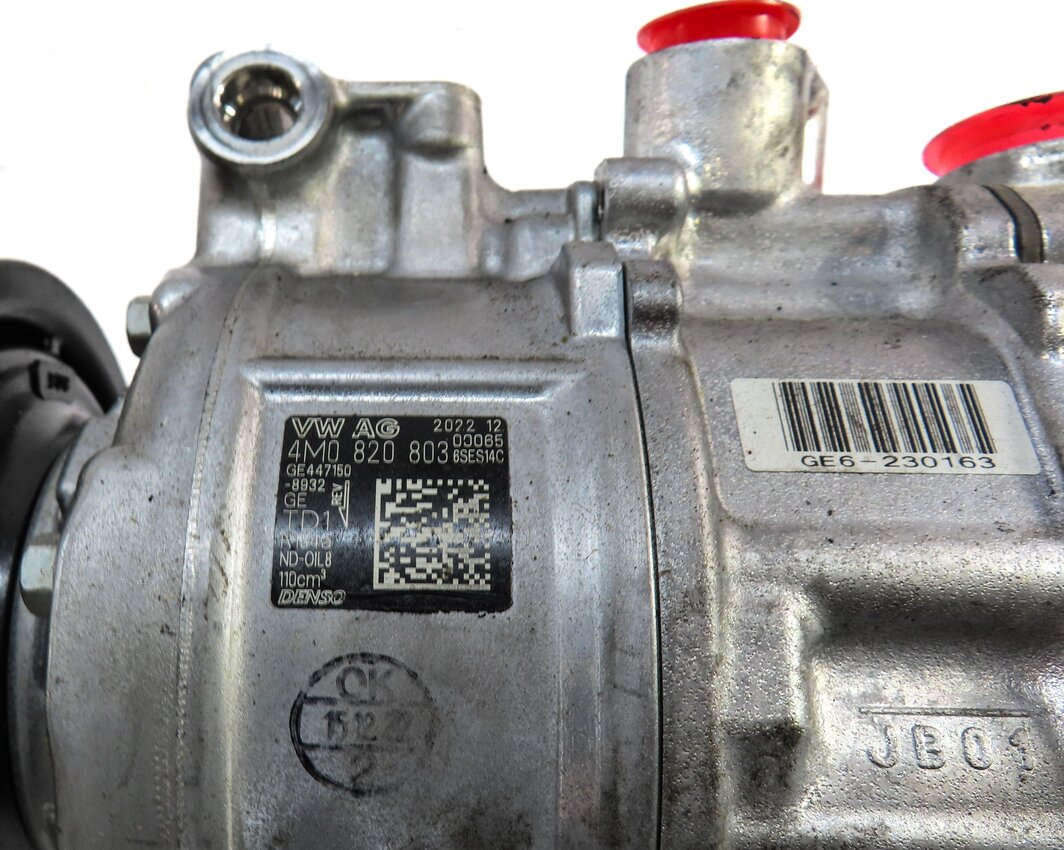 Thumbnail 6: 17-20 AUDI A4 A5 A6 (B9 F5 8W 8WS) 2.0L CYMC TURBO ENGINE A/C COMPRESSOR PUMP