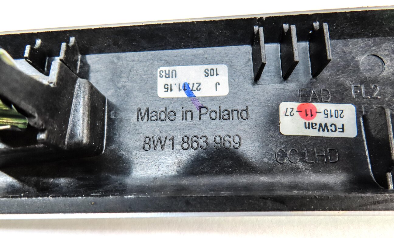 Thumbnail 19: 2017 AUDI A4 (B9 8W) DASH DOOR CONSOLE TRIM SET (ALUMINUM ELIPSE STT)