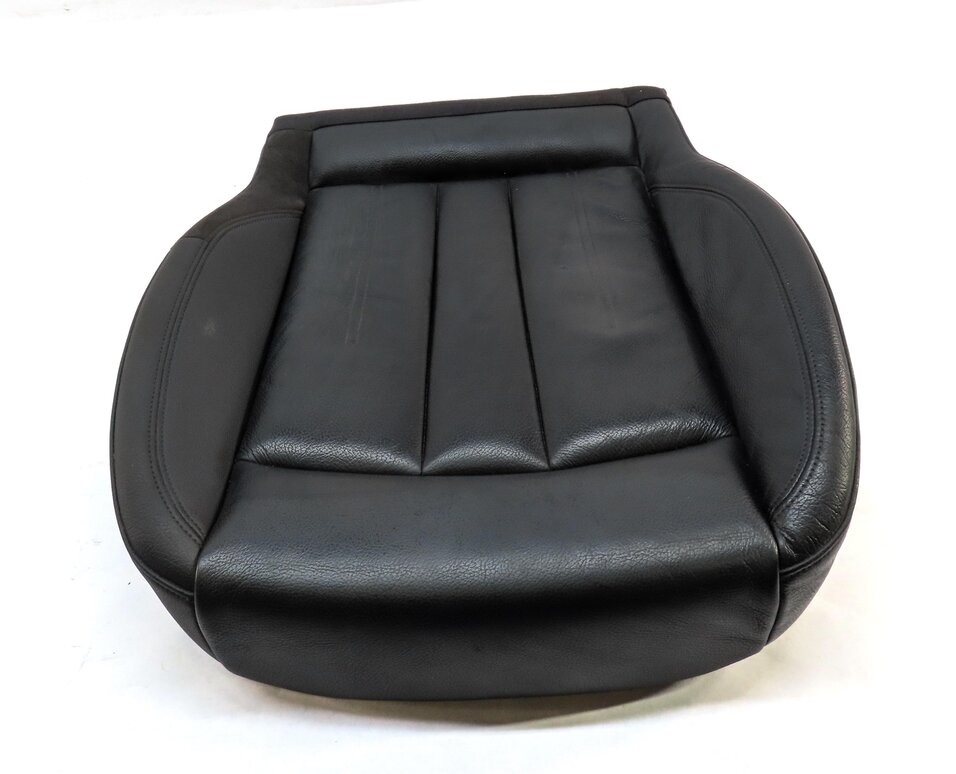 Thumbnail 2: 17-19 AUDI A4 (B9 8W) LEFT FRONT DRIVER LOWER BOTTOM HEATED SEAT CUSHION (BLACK)