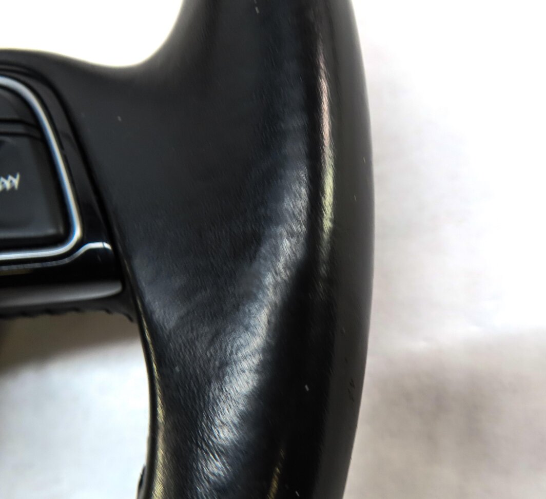 Thumbnail 6: 2017-2019 AUDI A4 A5 S4 (B9 8W F5) 3-SPOKE STEERING WHEEL w/ SHIFT PADDLES