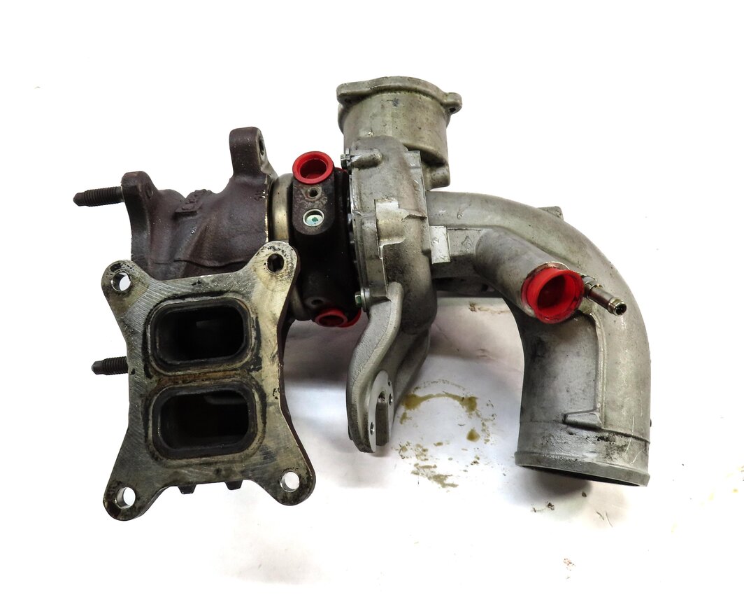 Thumbnail 6: 2017-2020 AUDI A4 A5 A6 (C8 B9 8W F5) 2.0L TURBO TURBOCHARGER w/ MANIFOLD