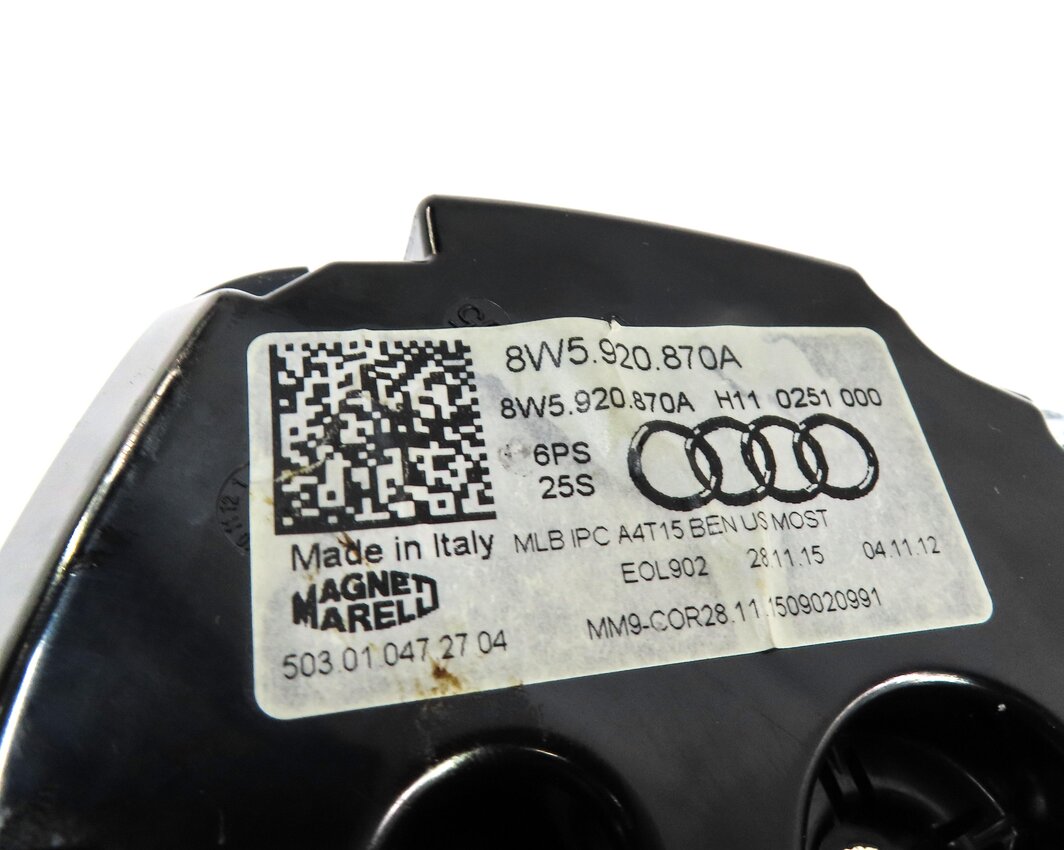 Thumbnail 6: 2017 AUDI A4 (B9 8W) SPEEDOMETER INSTRUMENT GAUGE CLUSTER (MPH / USA / 119k)