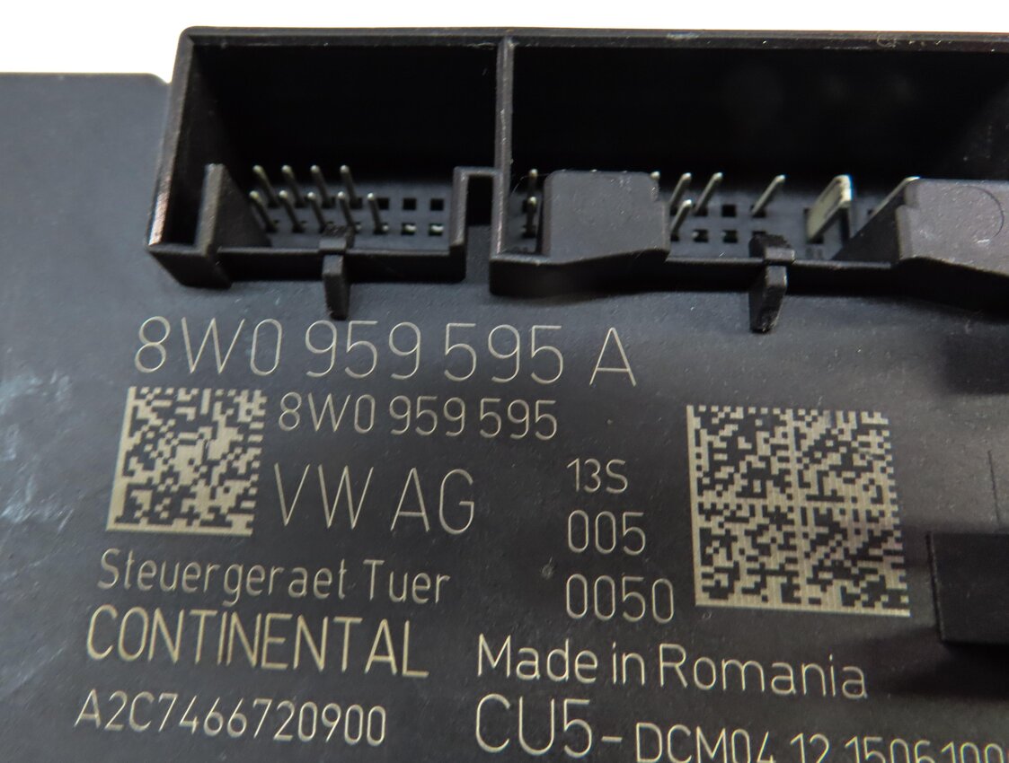 Thumbnail 3: 2017 AUDI A4 (B9 8W) REAR LEFT DOOR CONTROL MODULE