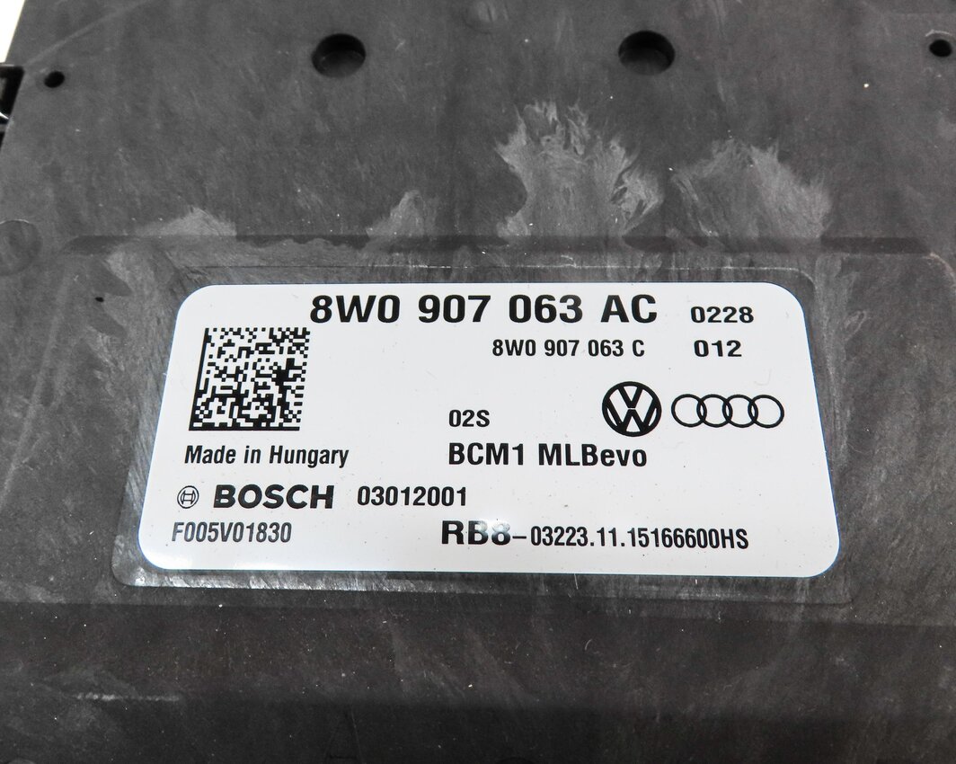 Thumbnail 3: 2017 AUDI A4 (B9 8W) ONBOARD POWER SUPPLY BODY CONTROL MOUDLE BCM1