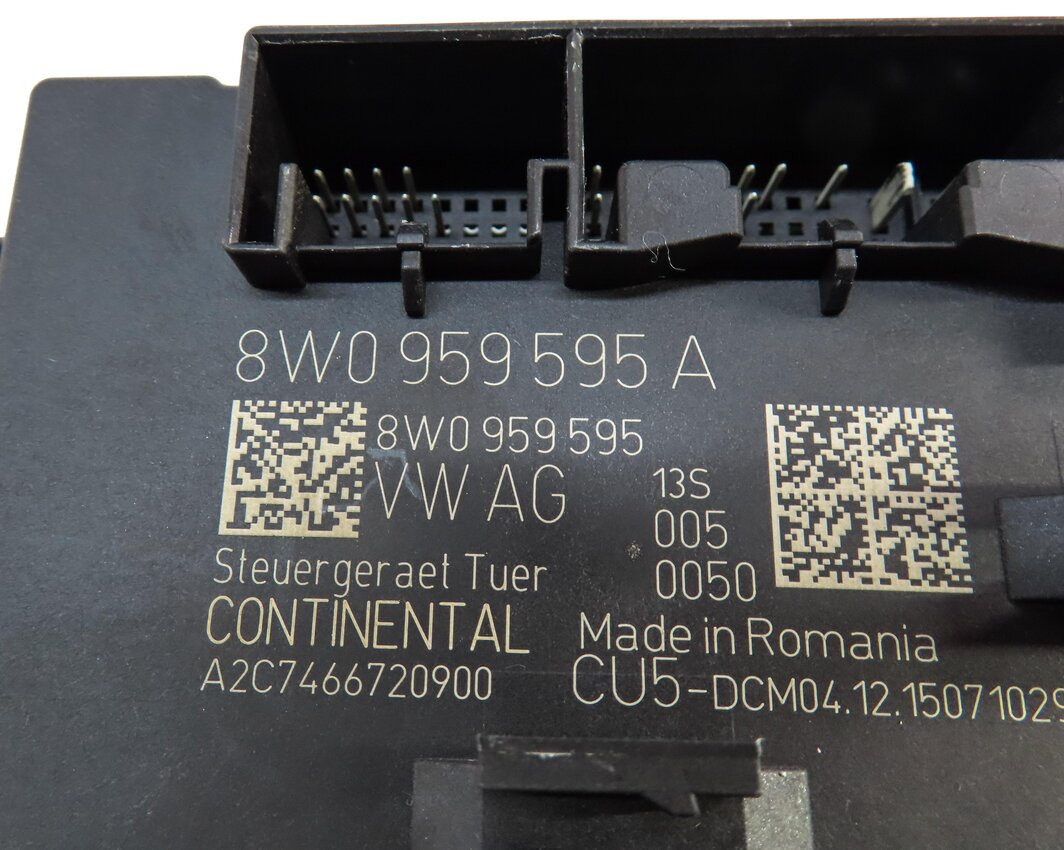 Thumbnail 3: 2017 AUDI A4 (B9 8W) REAR RIGHT DOOR CONTROL MODULE