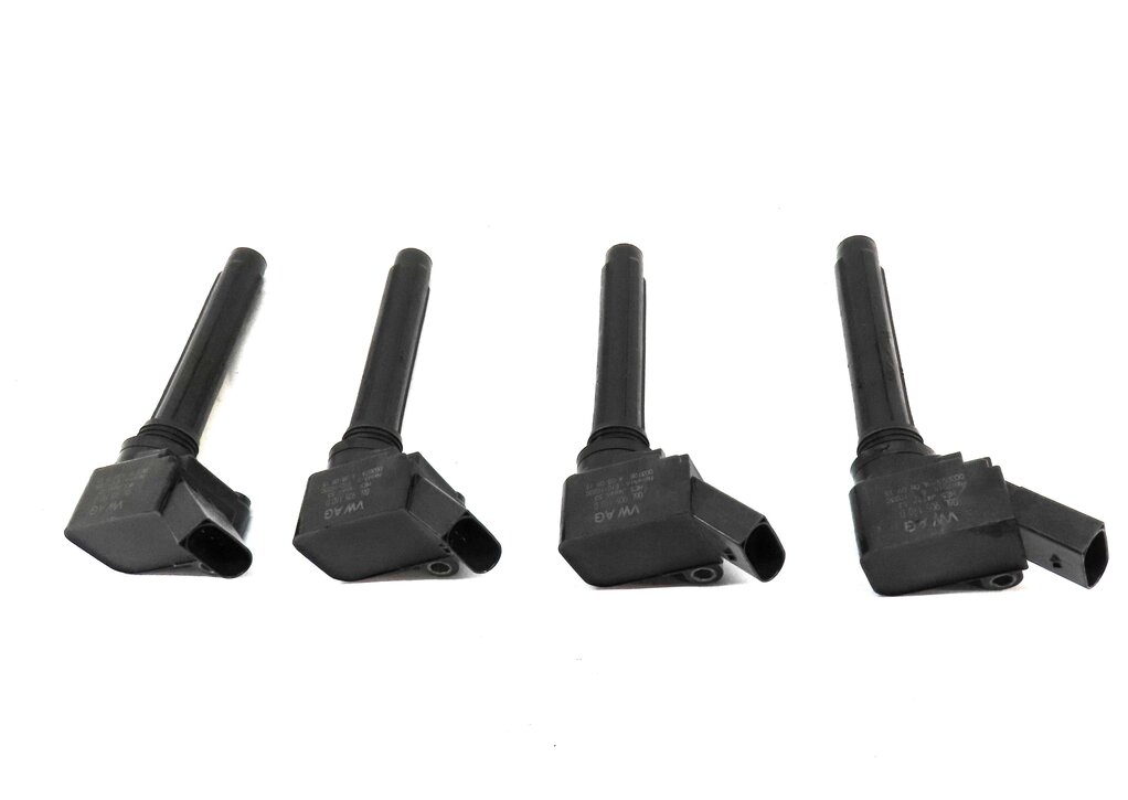 Thumbnail 2: 2015-2017 AUDI A3 A4 A6 (8V B9 C7) 1.8T / 2.0T TURBO MOTOR IGNITION COIL SET (4)