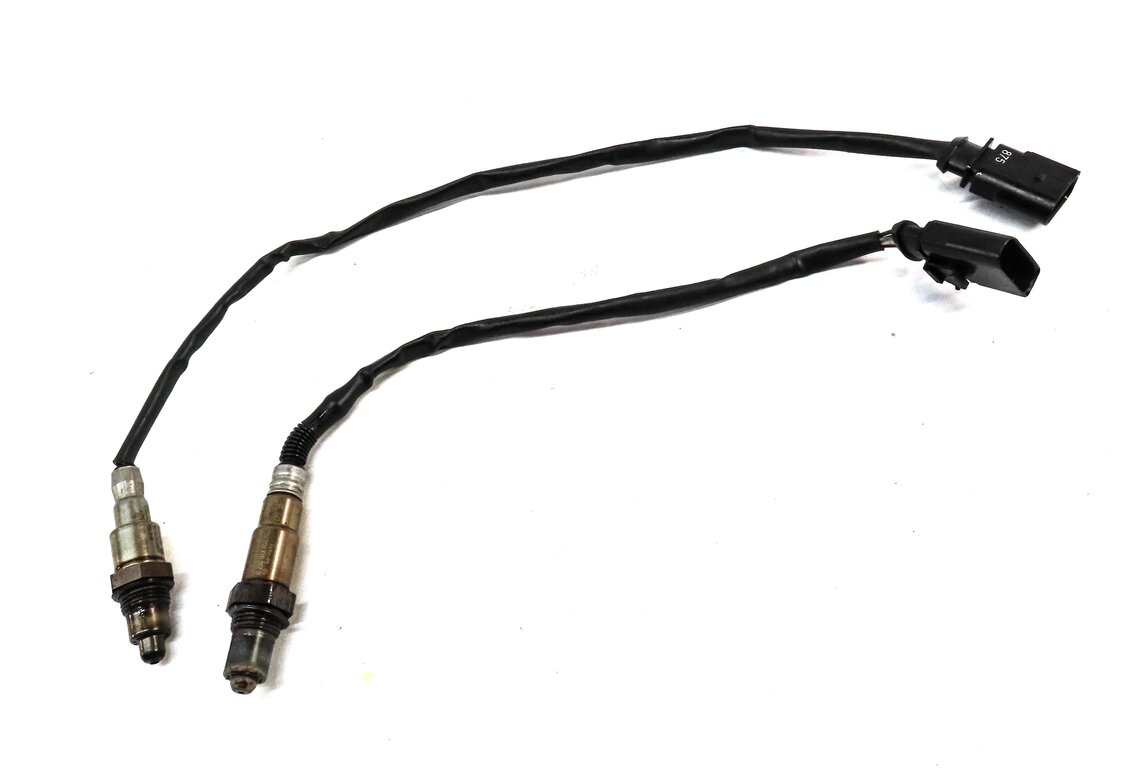 Thumbnail 3: 2017 AUDI A4 (B9 8W) 2.0L CYMC ENGINE TURBO PRE POST CAT O2 OXYGEN SENSOR SET