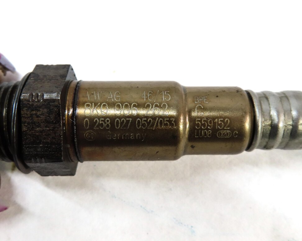 Thumbnail 4: 2017 AUDI A4 (B9 8W) 2.0L CYMC ENGINE TURBO PRE POST CAT O2 OXYGEN SENSOR SET
