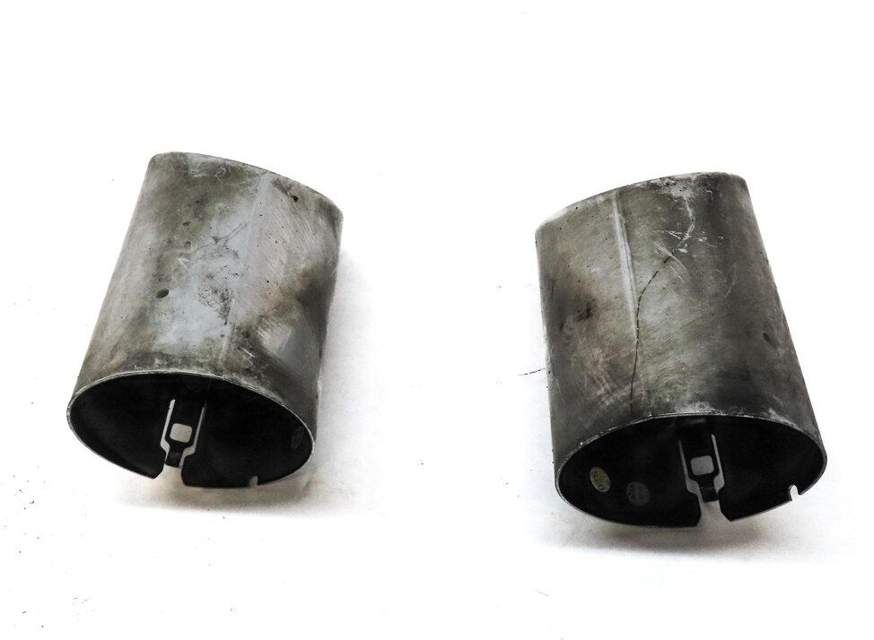 Thumbnail 3: 2017 AUDI A4 (B9 8W) REAR LEFT & RIGHT EXHAUST TIP SET-2