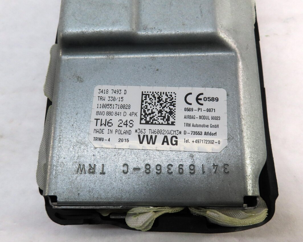 Thumbnail 5: 17-20 AUDI A4 A5 S5 ALLROAD (B9 8W F5) LEFT DRIVER KNEE AIRBAG AIR BAG (BLACK)
