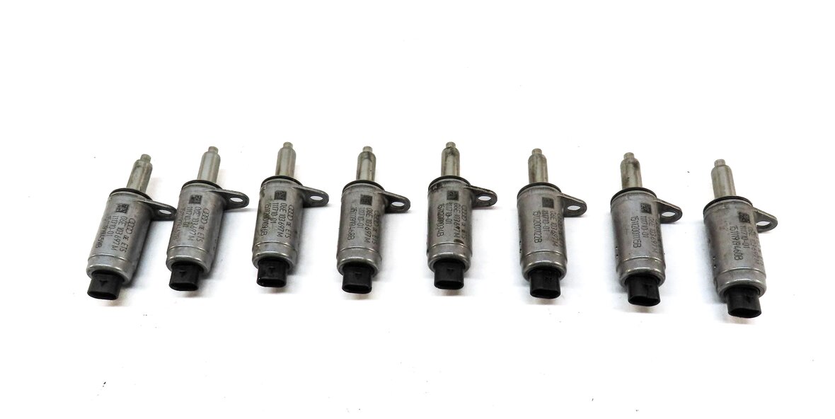 Thumbnail 2: 2017 AUDI A4 (B9 8W) 2.0L CYMC TURBO ENGINE CAMSHAFT ADJUSTMENT SOLENOID SET-8