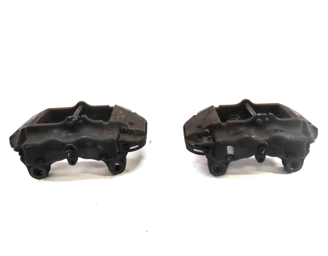 Thumbnail 3: 04-15 VW TOUAREG AUDI Q7 (4L) REAR LEFT & RIGHT DISC BRAKE CALIPER SET-2 BREMBO