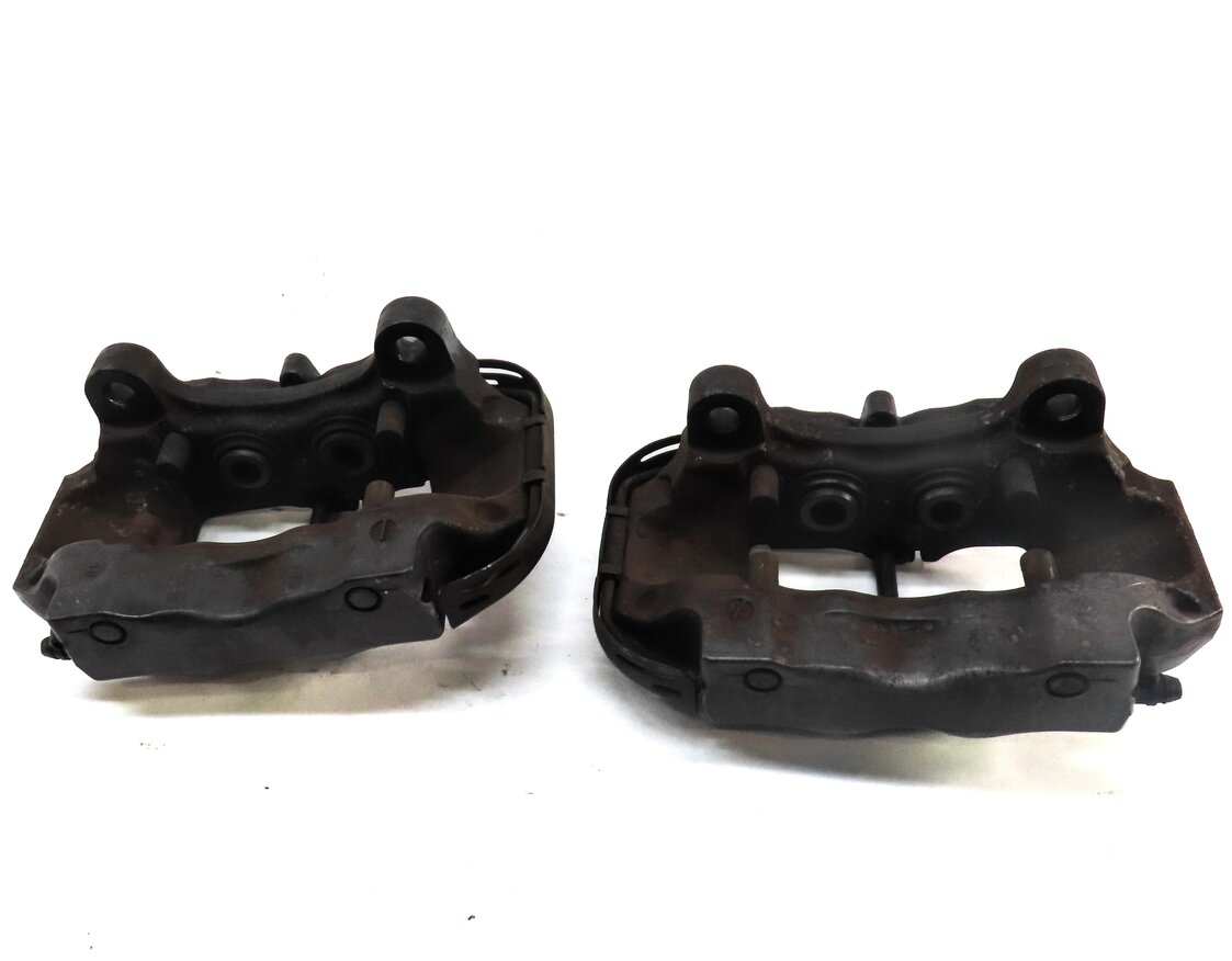 Thumbnail 4: 04-15 VW TOUAREG AUDI Q7 (4L) REAR LEFT & RIGHT DISC BRAKE CALIPER SET-2 BREMBO