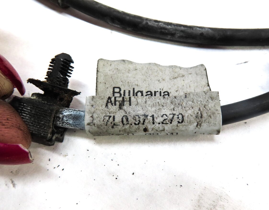 Thumbnail 4: 2011 AUDI Q7 (4L) FRONT RIGHT PASSENGER WHEEL SPEED SENSOR WIRE WIRING HARNESS