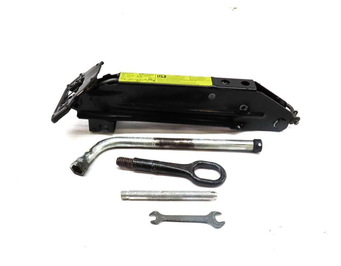 Thumbnail 2: 09-17 AUDI Q5 SQ5 Q7 (8R 4L) EMERGENCY SPARE TIRE JACK CAR LIFT JACK TOOL SET