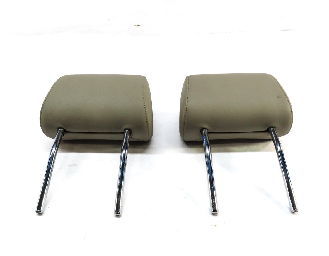 Thumbnail 6: 2008-2015 AUDI Q7 (4L) FRONT LEFT & RIGHT SEAT HEADREST SET (CARDAMOM BEIGE FV)