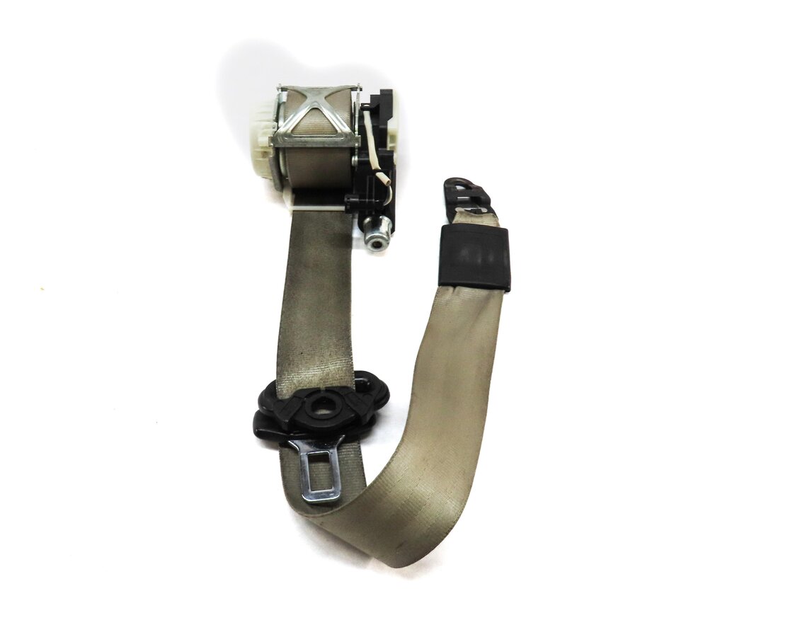 2007-2009 AUDI Q7 (4L) FRONT LEFT DRIVER SEAT SEATBELT RETRACTOR (BEIGE)