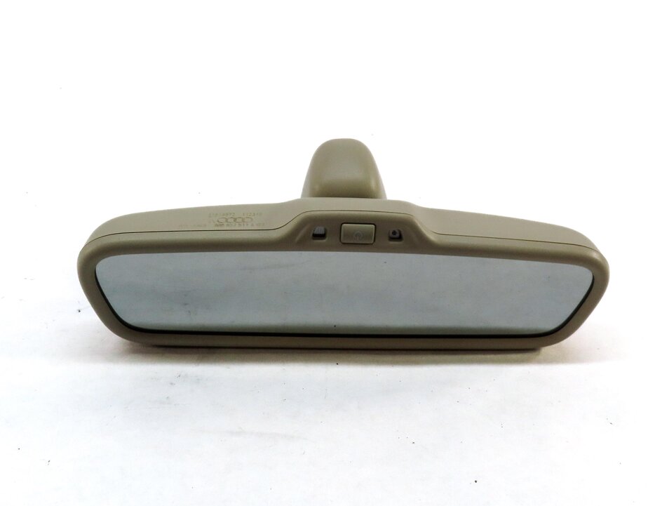 Thumbnail 3: 2010-2015 AUDI Q7 (4L) INTERIOR AUTODIM REAR VIEW MIRROR w/ COMPASS (BEIGE)