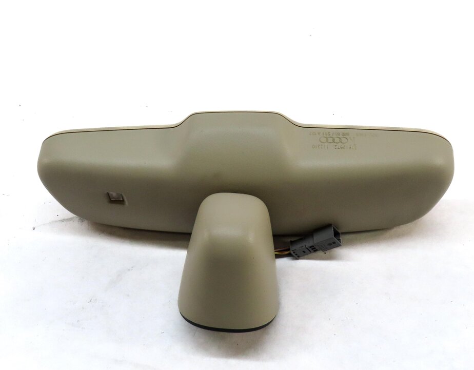 Thumbnail 5: 2010-2015 AUDI Q7 (4L) INTERIOR AUTODIM REAR VIEW MIRROR w/ COMPASS (BEIGE)