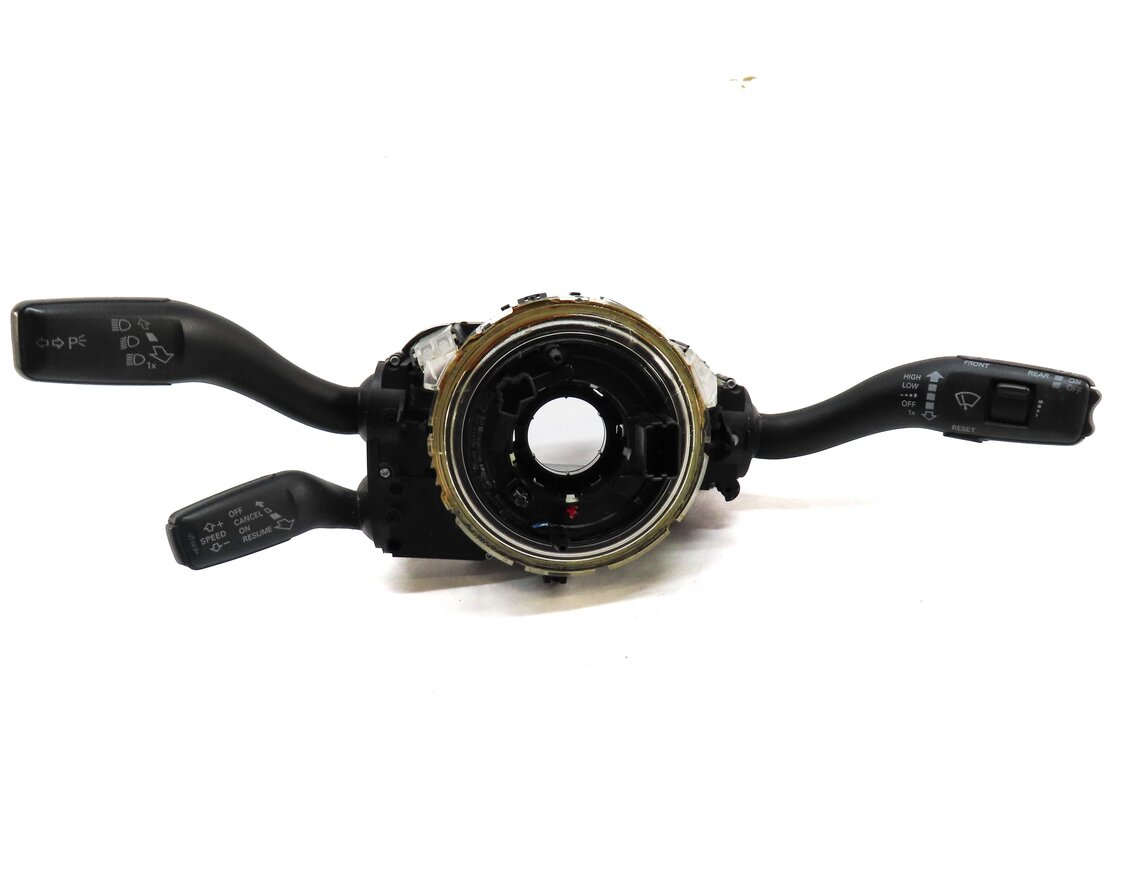 Thumbnail 2: 2009-2015 AUDI Q7 (4L) STEERING COLUMN BLINKER WIPER CRUISE COMBINATION SWITCH