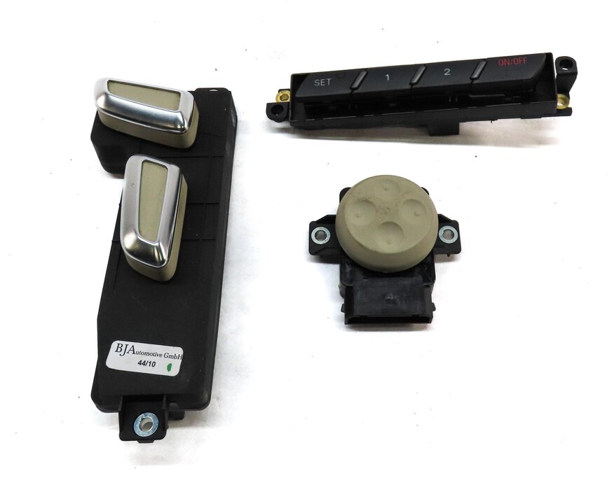 Thumbnail 2: 2011 AUDI Q7 (4L) FRONT LEFT DRIVER MEMORY SEAT SWITCH SET-3 (BEIGE)