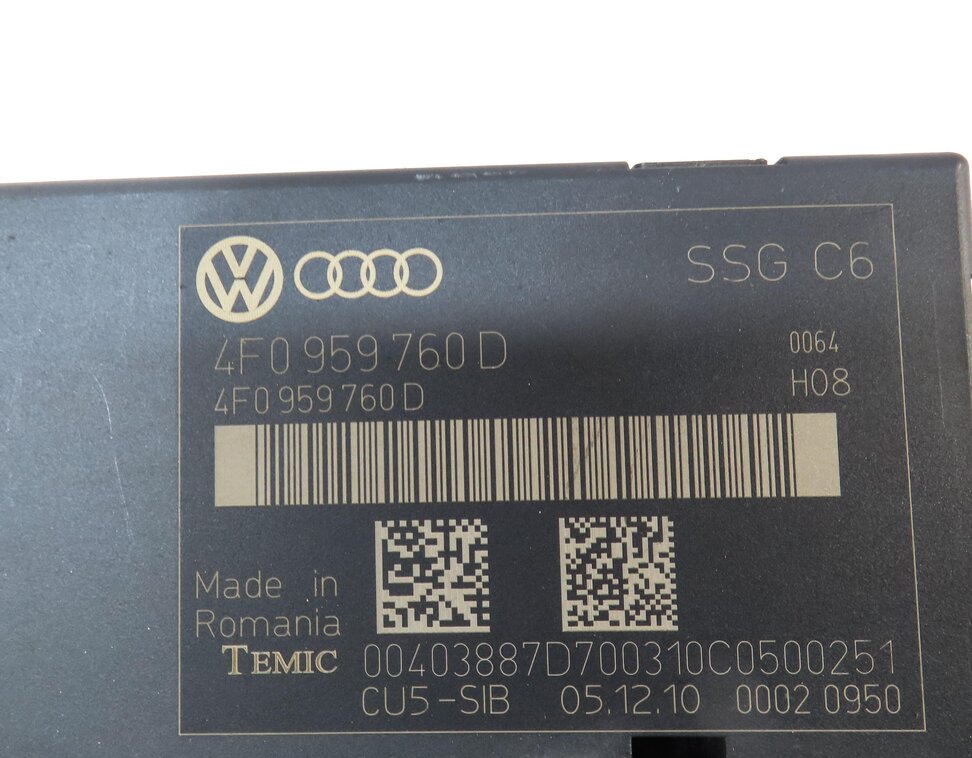 Thumbnail 3: 2005-2015 AUDI A6 S6 Q7 (C6 4L) LEFT FRONT DRIVER MEMORY SEAT CONTROL MODULE