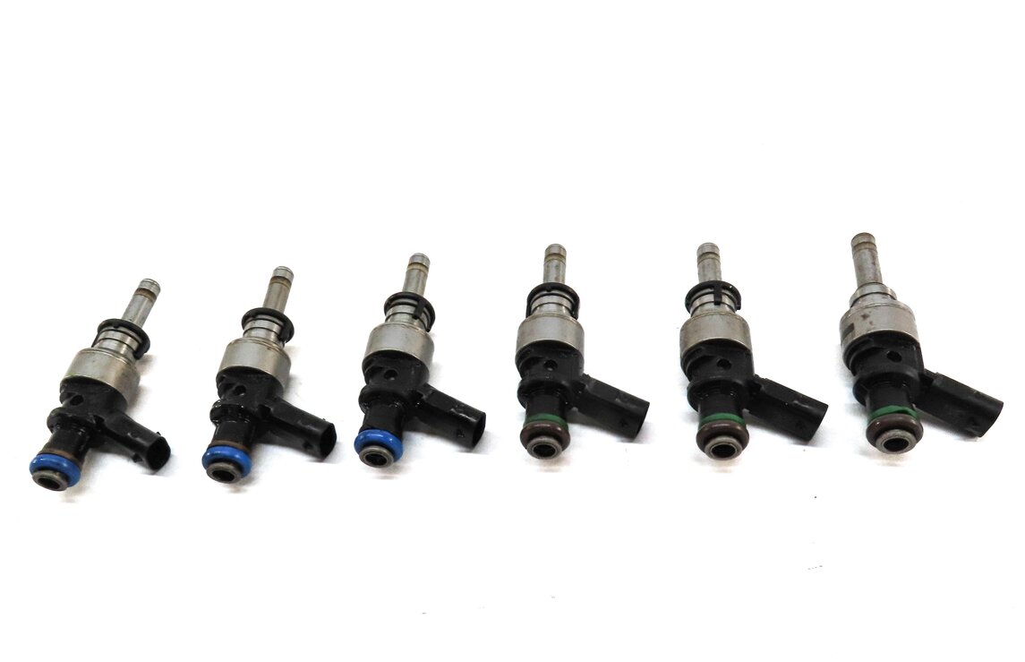 Thumbnail 2: 2011-2015 AUDI A6 A7 A8 Q5 Q7 S4 S5 (C7 D4 4L B8 8R 8T) 3.0L FUEL INJECTOR SET