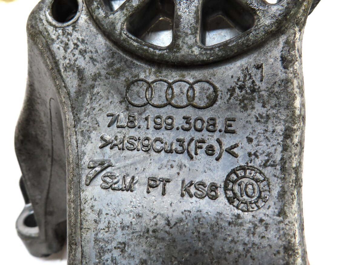 Thumbnail 7: 2011 AUDI Q7 (4L) 30L SUPERCHARGED LEFT & RIGHT ENGINE MOUNT BRACKET SET-2