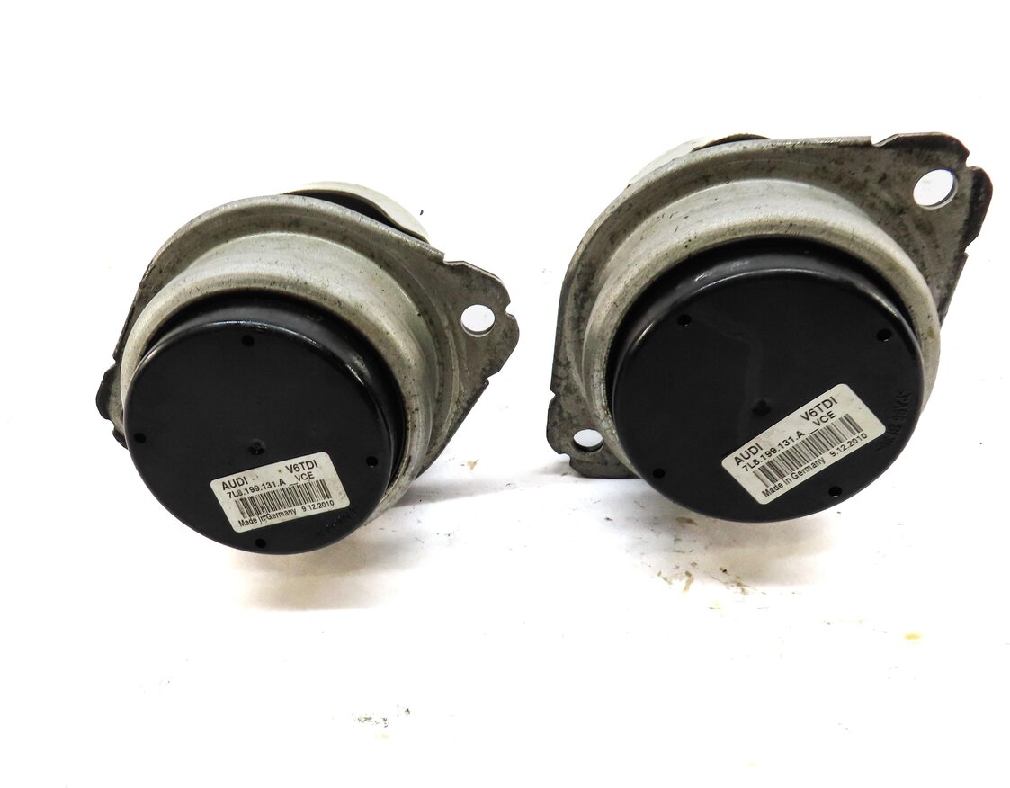 Thumbnail 2: 2011 AUDI Q7 (4L) 30L SUPERCHARGED ENGINE LEFT & RIGHT MOTOR MOUNT SET-2
