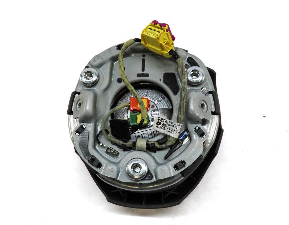 Thumbnail 5: 2011-2015 AUDI Q7 (4L) LEFT DRIVER STEERING WHEEL SRS AIRBAG AIR BAG (PIMENTO)